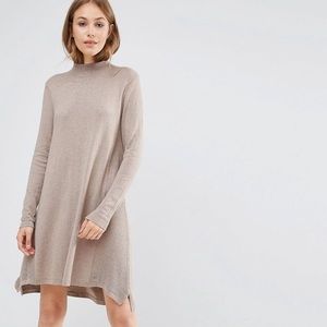 ASOS knit tunic dress in cashmere mix